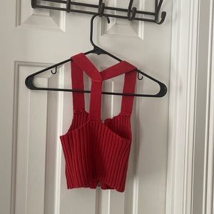 Knit crop top